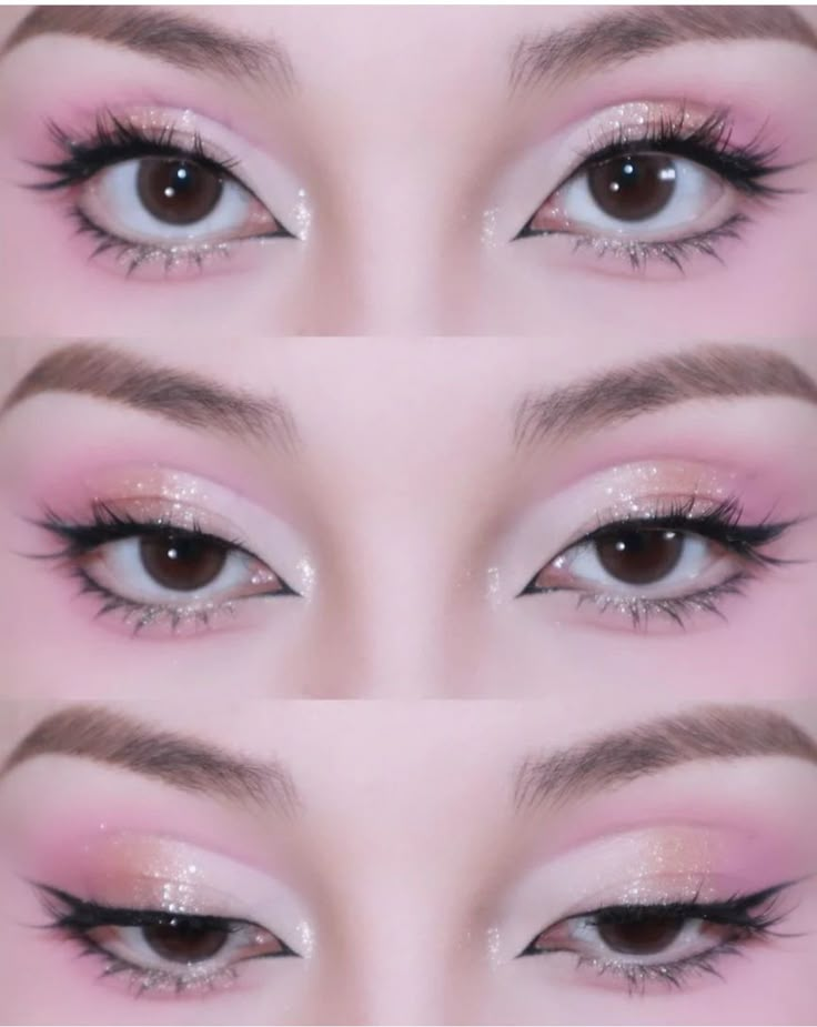 Pretty Eye Makeup, Pink Eye Makeup, Makeup Portfolio, Cute Eye Makeup, Swag Makeup, Soft Makeup, Asian Eye Makeup, Stunning Makeup, Fairy Makeup