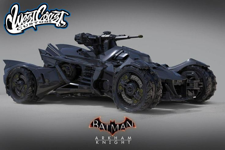 the batmobile from batman knight is shown in this image