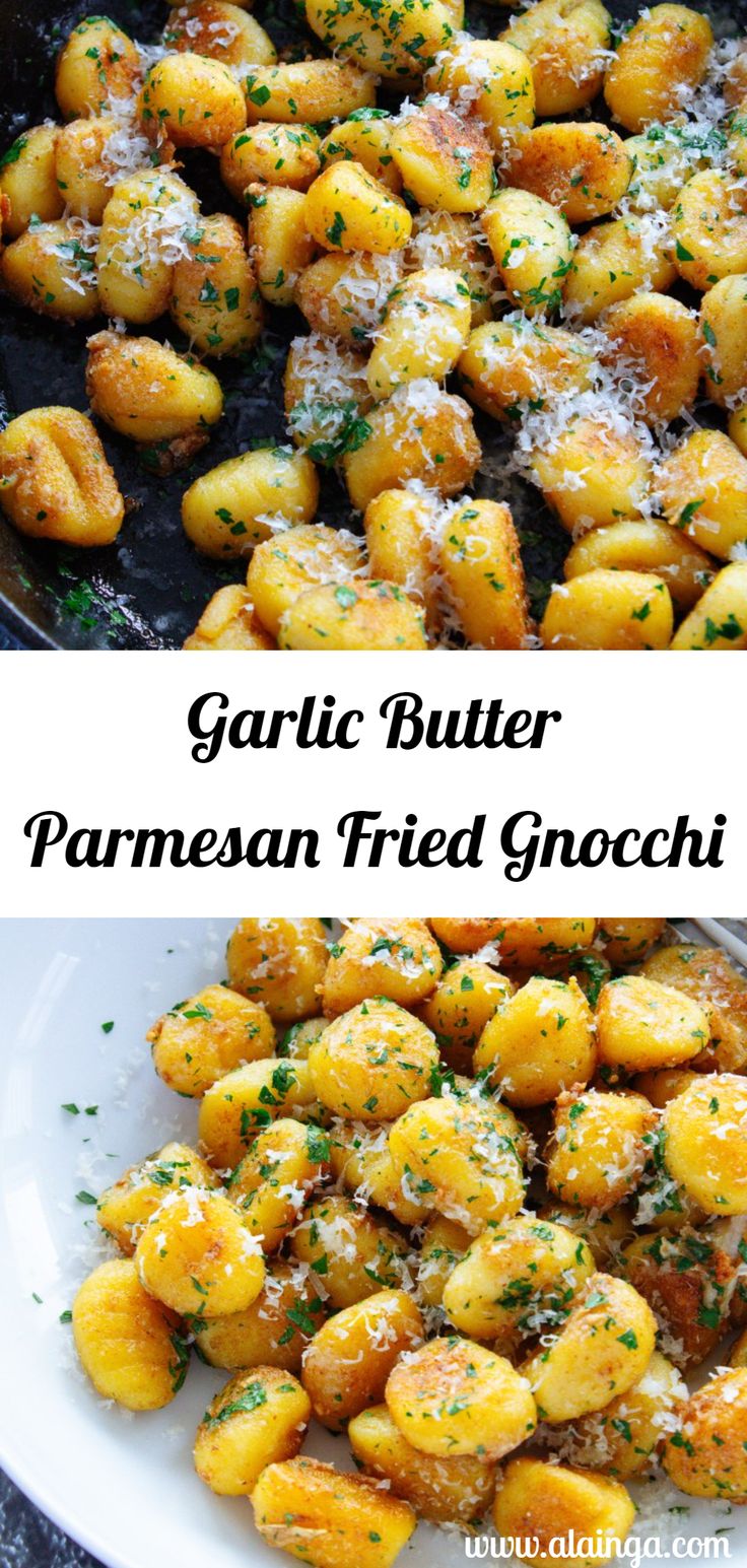 Garlic Butter Parmesan Fried Gnocchi Fried Gnocchi, Gnocchi Recipes Easy, Gnocchi Dishes, Gnocchi Recipe, Dinner For 2, Gnocchi Recipes, Garlic Butter, Interesting Food Recipes, Gnocchi