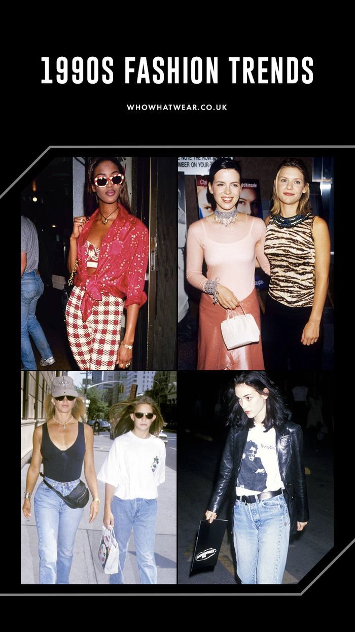 '90s Fashion Moments: 34 Nineties Trends You Forgot About | Who What Wear UK 90s Fashion Overalls, Grunge Style Outfits, 90s Fashion Dresses, 1990s Fashion Trends, 90s Fashion Summer, Winter Hipster, 90s Fashion Party, Styl Grunge, 1990 Style