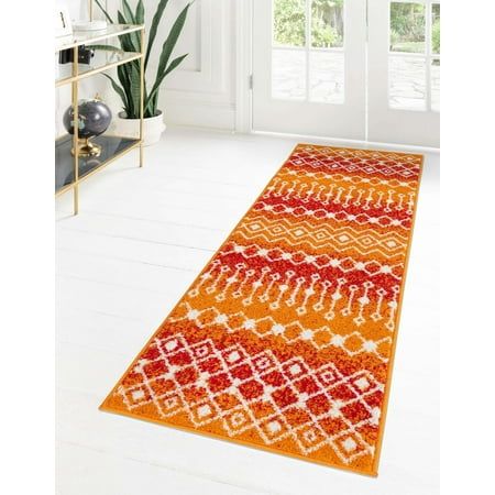 Looking for that perfect rug that has a visually engaging pattern, but subtle enough that it blends into the background of a room? Then the Tribal Trellis Collection has a style thats right for you. Featuring Moroccan-inspired decorative patterns, the tribal and trellis designs combine geometric patterns, bringing together diamonds and lines to form a beautifully tranquil design. Choose from a vast array of solid background colors, subtle distressed treatments, or vibrant watercolor elements. The endless color options mean theres sure to be a shade to match every room in your home. Whether you prefer bold colors like deep navy or bright orange or soft shades like aqua and pink, the Tribal Trellis Collection has a color to suit your needs, along with a variety of shapes and sizes. Made of p Watercolor Elements, Trellis Rug, Vibrant Watercolor, Trellis Design, Bed In Living Room, Solid Background, Unique Loom, Perfect Rug, Dining Room Living Room