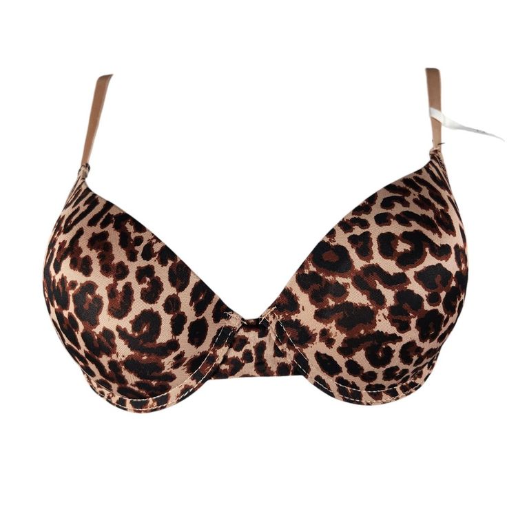 Designed With A Captivating Leopard Print, This Bra Offers Both Style And Comfort. Ideal For Everyday Wear, It Features Adjustable Straps And A Secure Hook Closure. Leopard Print Design Adjustable Straps Hook-And-Eye Closure Padded Cups Underwire Support Brand: Frederick's Of Hollywood Size: Womens 34c Condition: New With Tags Non Smoking Home Offers Always Welcome Leopard Print Bra, Adjustable Straps, Frederick's, Women's Lingerie, Underwire Support, Diana Print, Padded Bra, 34c, Hook Closure, Animal Print, Hollywood, Polyester, Comfortable Bra Leopard Print Bra Outfit, Stretch Underwire Bra In Leopard Print, Red Leopard Bra, Leopard Print Bra, Leopard Sports Bra, Stretch Leopard Print Tops With Built-in Bra, Fredericks Of Hollywood, Comfortable Bras, Padded Bras