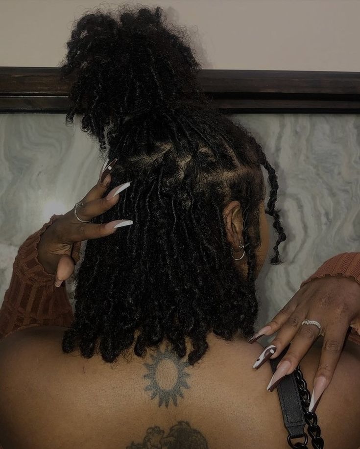 Loc Journey Before And After Black Women, Styles For Natural Locs, Locs On Mixed Women, Black Locs Hairstyles, Locs Hairstyles Natural Hair, Locs With Natural Hair, Real Locs On Black Women, Styles With Locs, Hairstyles On Locs