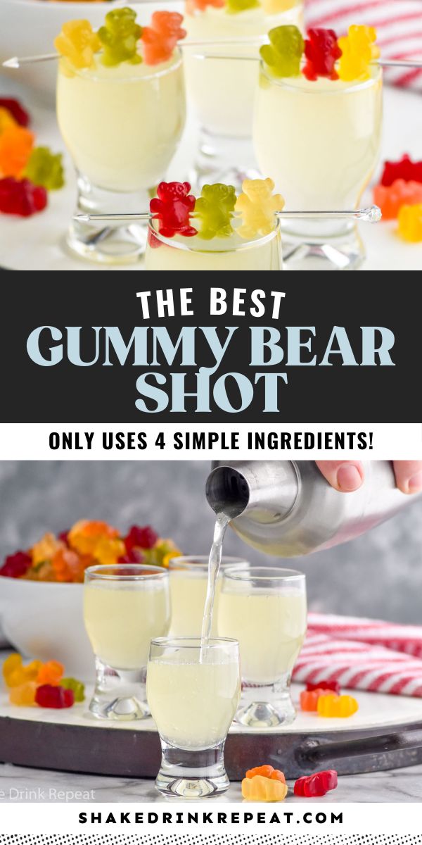 the best gummy bear shot only uses 4 simple ingredients