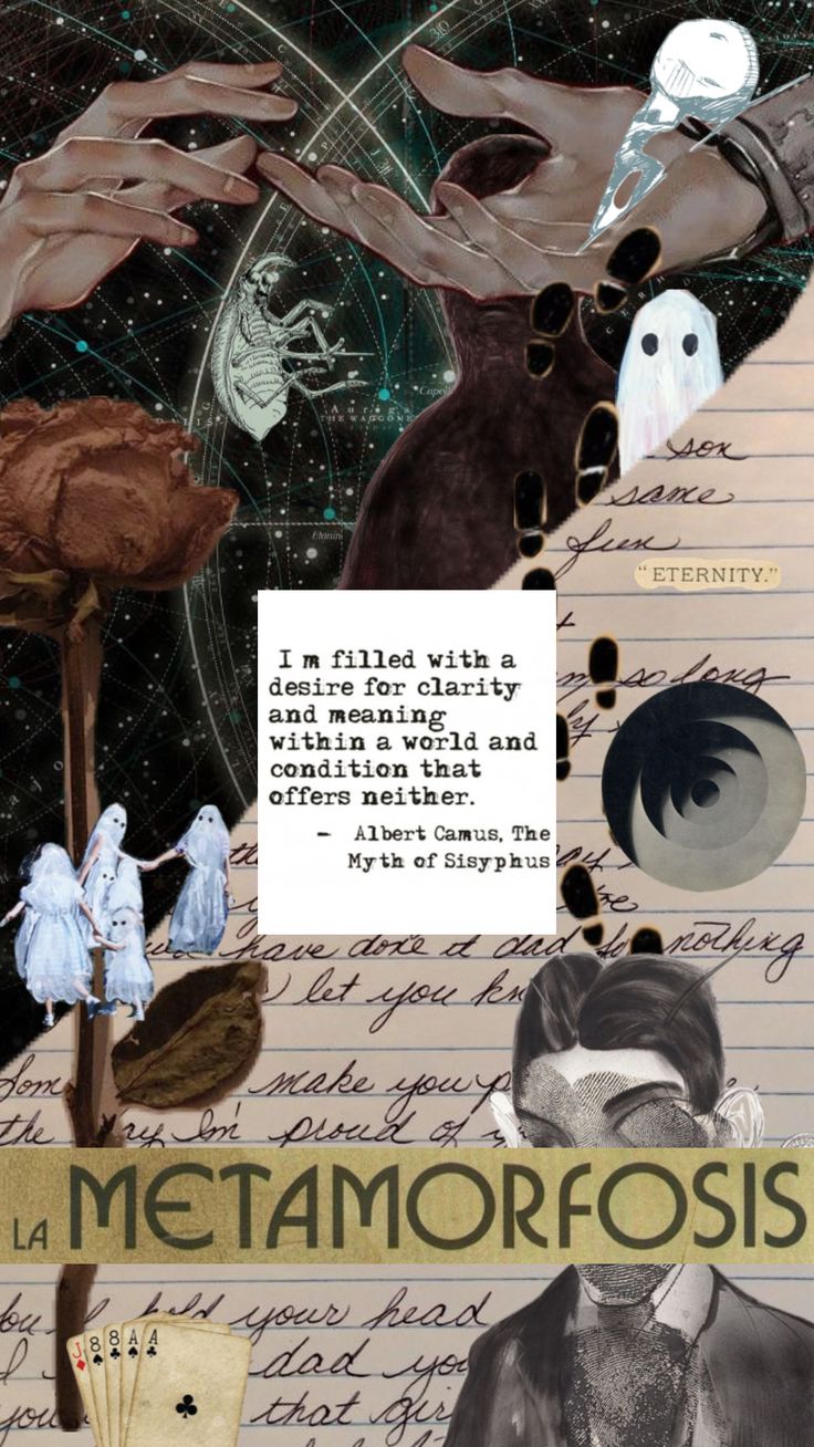 an altered collage with images and text