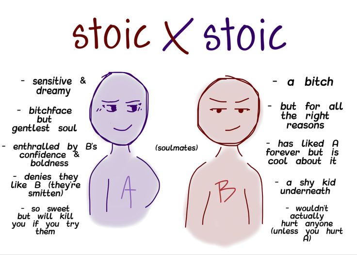 two people with different expressions on their faces and the words stoic x - stoic above them