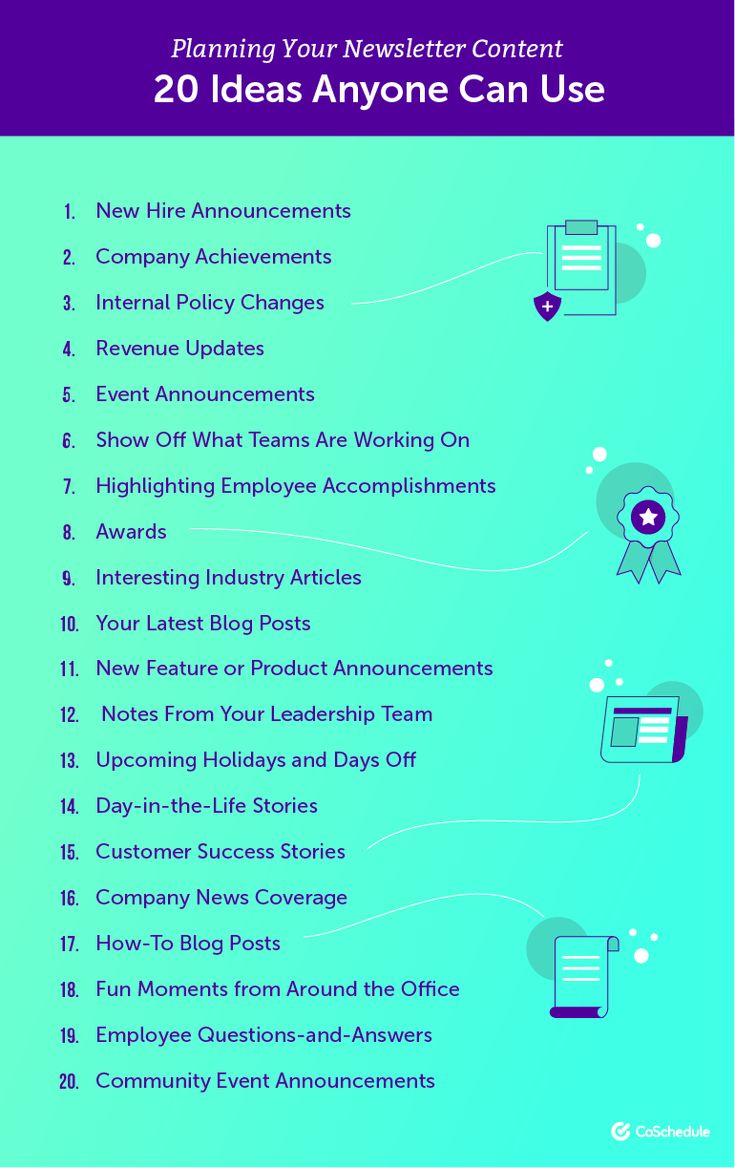 an info sheet with the text, planning your new year's content 20 ideas anyone can use