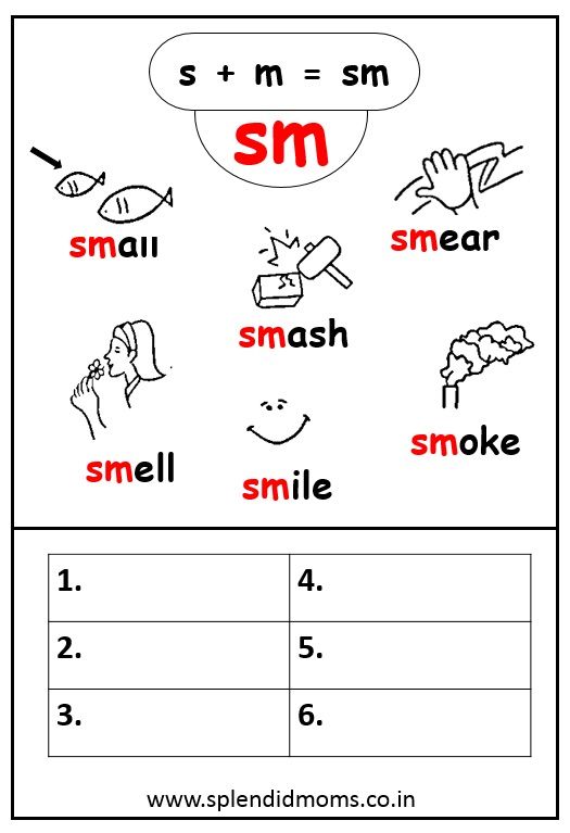 worksheet with words and pictures to help students learn the english language for kids