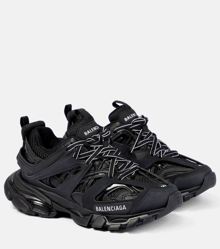 Track sneakers in black - Balenciaga | Mytheresa Tenis Balenciaga, Balenciaga Track Black, Balenciaga Track Sneakers, Track Sneakers, Balenciaga Shoes Sneakers, Pretty Sneakers, Rubber Sneakers, Black Balenciaga, Basket Noir