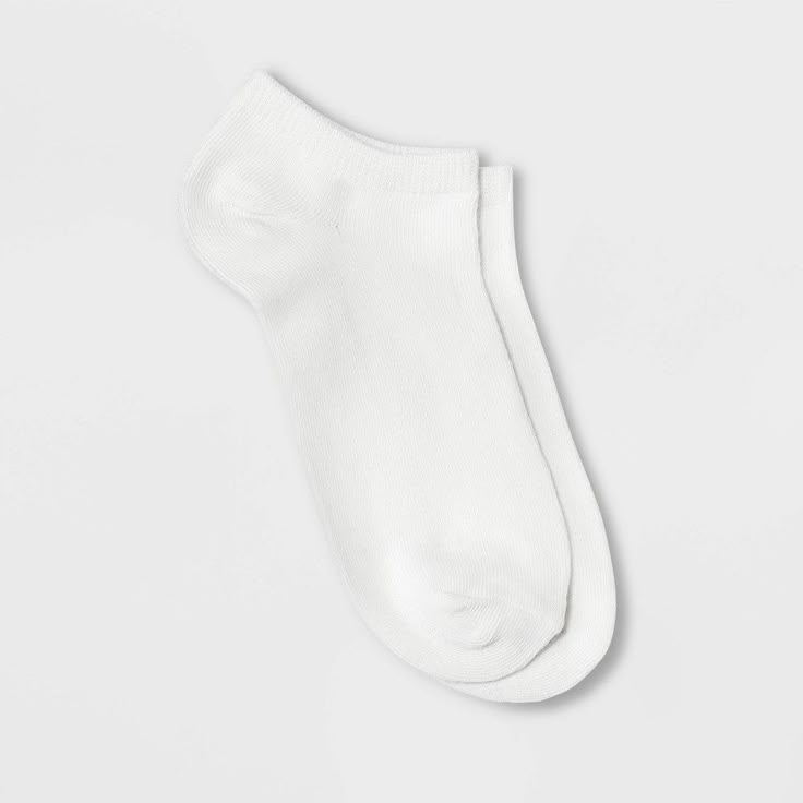 Youll love wearing these Women's Low Cut Socks from Xhilaration when youre hanging out with friends or just lazing around. Crafted from a soft fabric with a hint of spandex for stretchy comfort, these solid color socks are sure to keep you feeling cozy all day. If you’re not satisfied with any Target Owned Brand item, return it within one year with a receipt for an exchange or a refund. Color: White. Gender: female. Age Group: adult. Material: Recycled Polyester. White No Show Socks, White Short Socks, White Socks Png, White Socks Aesthetic, Target Socks, Ankle White Socks, Socks Png, White Ankle Socks, Aesthetic Socks