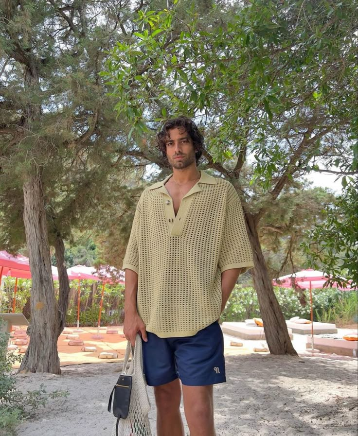 Andrew Georgiades, Beach Aesthetic Outfits, Cancun Outfits, Tulum Outfits, Vacation Outfits Men, Beach Outfit Men, Outfits For Mexico, Hawaii Outfits, Aesthetic Outfits Men