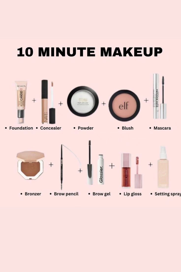 #quickmakeup #easybeauty #10minutemakeup #makeuproutine #timeefficient #beautyhacks #naturalmakeup #minimalistmakeup #everydaymakeup #fastbeauty 10 Minute Makeup, Makeup Routine Guide, Makeup Names, Beginner Makeup Kit, Makeup Hacks Videos, Face Female, Makeup Order, Learn Makeup, Beginners Eye Makeup