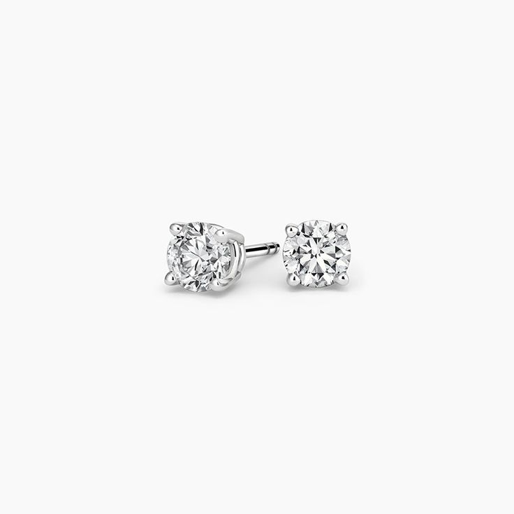 Perfect 4-Prong Diamond Stud Earrings (1/2 ct. tw.). Our timeless basket setting maximizes light and sparkle while hugging the diamond on all sides for extra security. Carefully crafted by our experts, this design sits perfectly and never sags or tips.

With unmatched craftsmanship and attention to detail, every aspect of each piece in The Perfect Collection is expertly designed for a look that lasts a lifetime. Round Diamond Stud Earrings, Boss Style, Bday Wishlist, Diamond Earrings Studs Round, Wishlist 2024, Gold Diamond Studs, Brilliant Earth, Diamond Stud Earrings, Diamond Stud