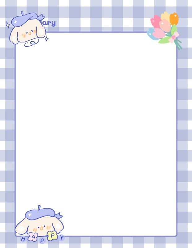 a blue and white checkered background with an image of two babies in the center