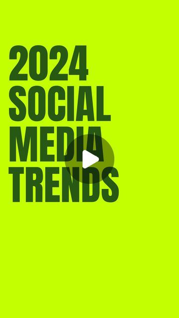 a green background with the words social media trends in black and white text on it