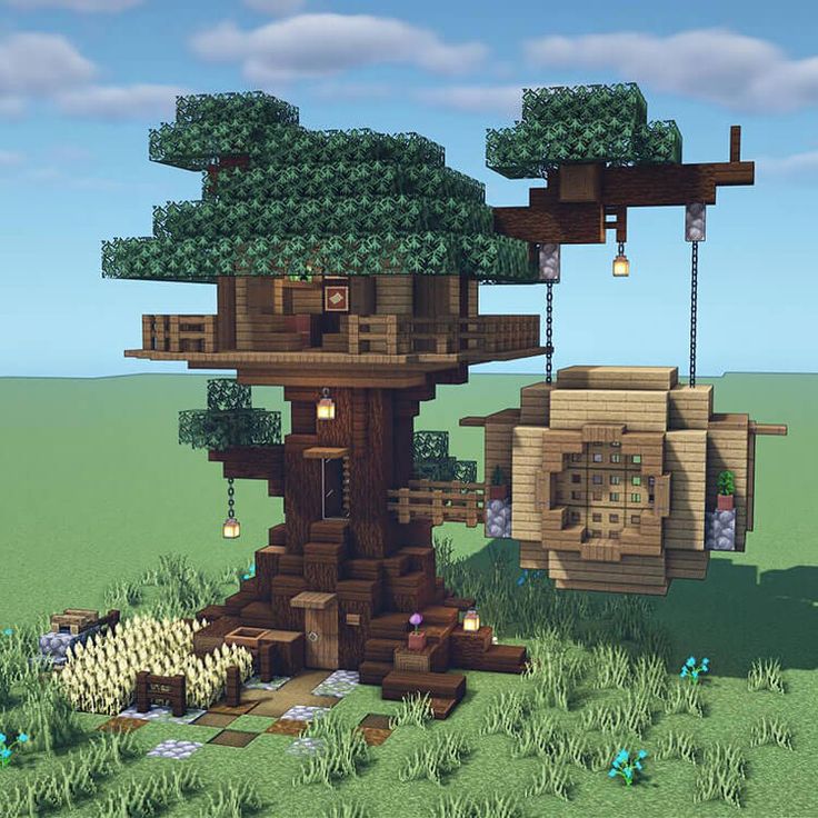 Best Minecraft Treehouse