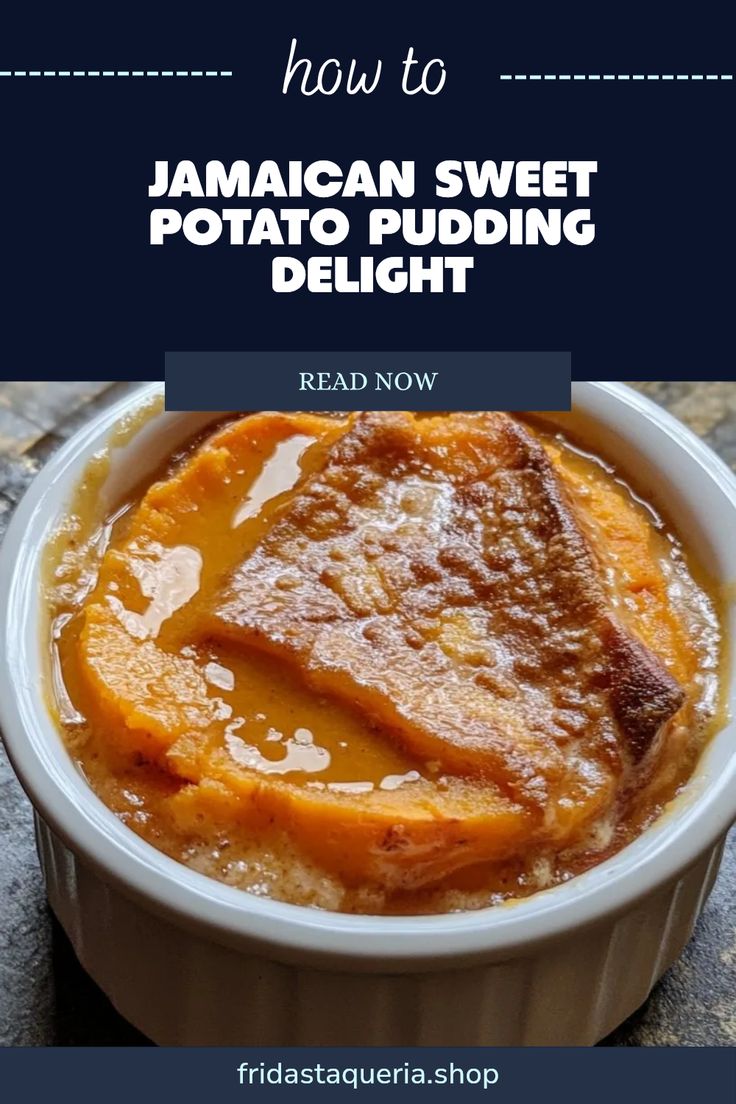 Enjoy this vibrant Jamaican Sweet Potato Pudding that highlights tropical flavors, perfect for dessert lovers. This recipe uses 1 mouth-watering image. Jamaican Sweet Potato Pudding, Sweet Potato Pudding, Potato Pudding, Fast Recipes, Fast Easy Meals, Crowd Pleaser, Pudding Recipes, Dessert Recipe, Sweet Potatoes