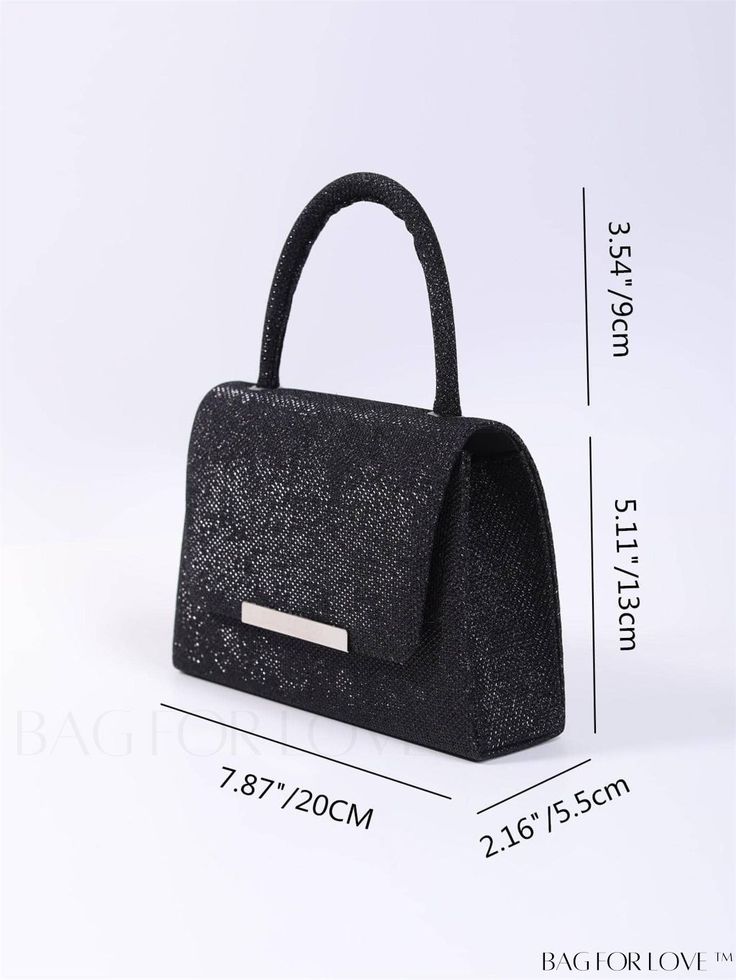 BagForLove - Black Glitter Square Metal Decor Flap Top Handle Bag - Perfect for Parties Product Description Color Black Magnetic Yes Strap Type Chain Style Minimalist Pattern Type Plain Closure Type Flap Type Square Bag Material Glitter Composition 100% Polyester Care Instructions Do not wash Details Pictures Similar Products h2 { text-align: center; } /* æ¢è¡ */ li{ white-space: normal; word-break: break-all; word-wrap: break-word; } .red-box { width: 100%; display: flex; flex-direction: row; flex-wrap: wrap; justify-content: center; } .red-box > div { width: 190px; height: 250px; margin: 10px; } .red-box > div > a > img { width: 190px; height: 250px; } .size-box { width: 100%; margin: auto; white-space: nowrap; } .table { border-collapse: collapse; border-spacing: 0; width: 100%; table Black Sequin Party Bag, Black Sequined Party Shoulder Bag, Black Evening Bags With Sequins, Black Sequined Bags For Formal Occasions, Formal Black Bag With Sequins, Black Sequin Clutch Bag, Formal Black Sequin Bag, Rectangular Glitter Bags For Everyday Use, Rectangular Glitter Bag For Everyday Use