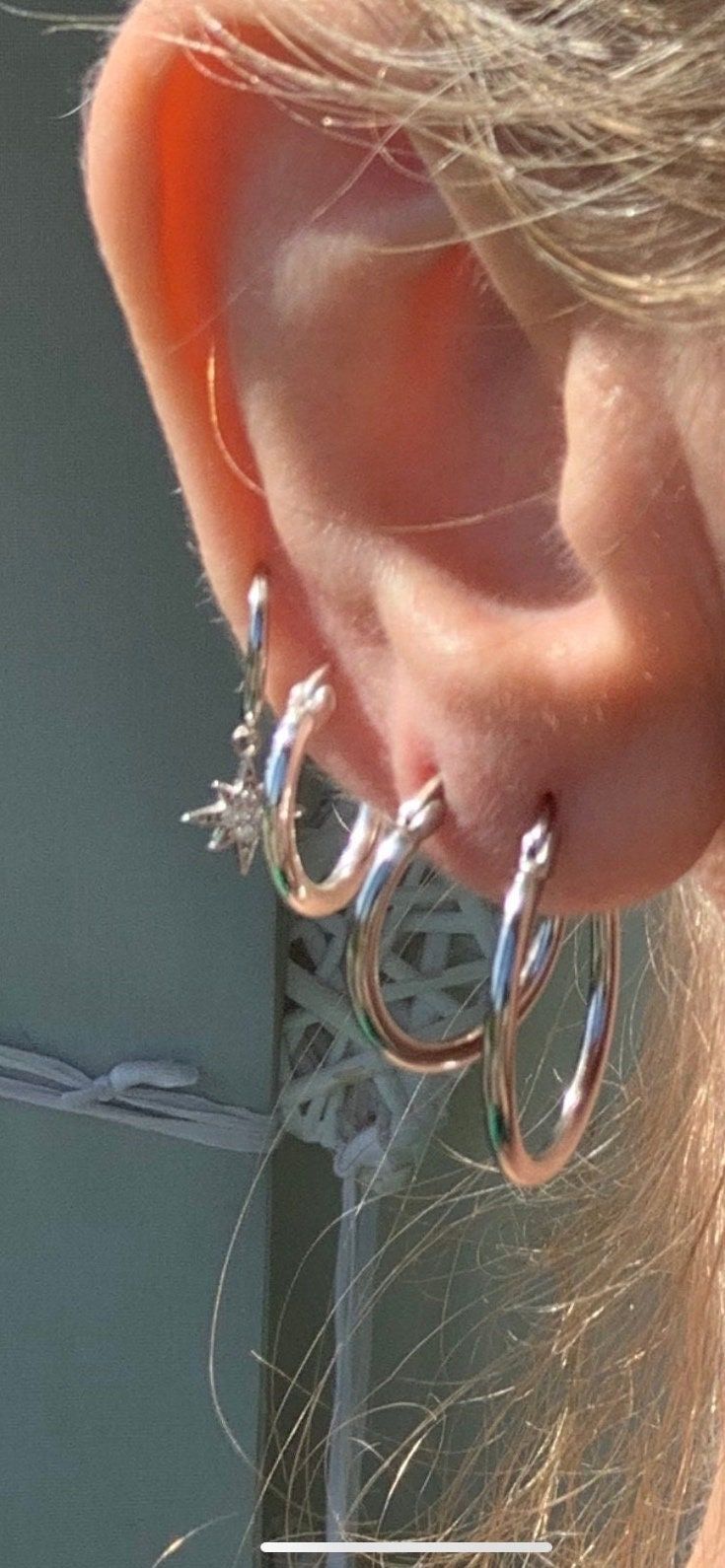 Silver Hoop earrings available in various sizes.  925 Silver hoop earrings with a fast close.   Hypoallergenic, lightweight and suitable for daily use.  Shower resistant. Birthdays, Friend gifts.  Gifts for her.   Each pair will arrive in a beautiful Gift box, with a polishing cloth included. Silver Earrings Piercings, Two Hoops Earrings, Lots Of Ear Piercings Silver, Small Hoop Silver Earrings Tarnish Resistant, Small Silver Hoop Earrings, Tarnish Resistant, Small Tarnish Resistant Silver Hoop Earrings, Small Silver Tarnish-resistant Hoop Earrings, Silver Hypoallergenic Huggie Hoop Earrings, Silver Tarnish Resistant Huggie Hoop Earrings