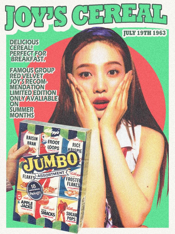 Kpop Advertisement Design, Retro Pop Graphic Design, Retro Kpop Aesthetic, 90 Graphic Design, Graphic Design Fun Poster, Scrapbook Poster Graphic Design, Cover Magazine Ideas, Kpop Vintage Poster, Kpop Pubmat