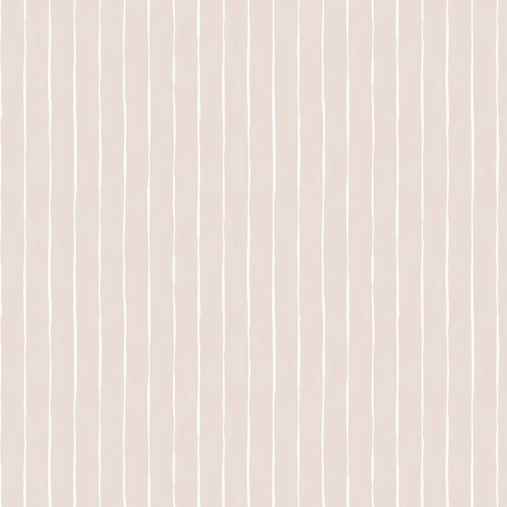 a beige and white striped wallpaper with vertical lines