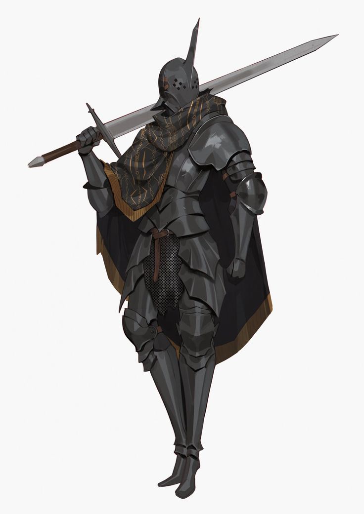 a man dressed in armor and holding two swords