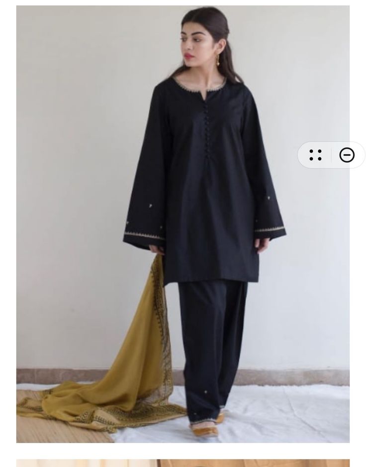 Trouser Embroidery, Black Frock, Latest Kurti, Girls Black Dress, Pakistani Fashion Casual, Kurti Designs Latest, Dress Neck, Desi Fashion Casual, Pakistani Fancy Dresses