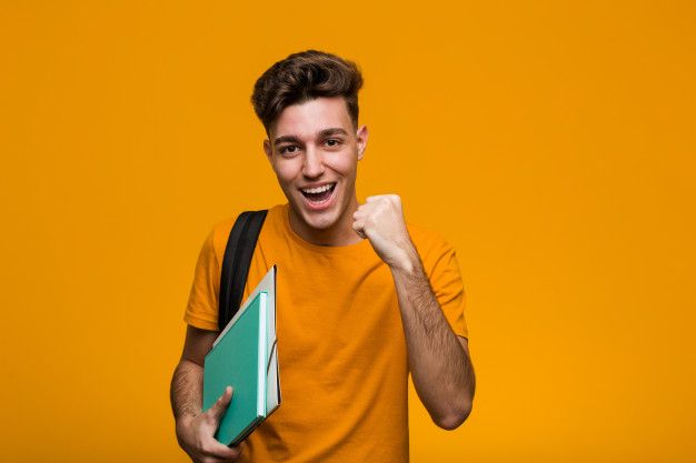 Young student man holding books celebrat... | Free Photo #Freepik #freephoto #book #man #student #science Mother Teresa Art, Book Man, Student Images, Education Poster Design, Student Photo, Computer Help, Happy Students, Green Screen Video Backgrounds, Man Standing