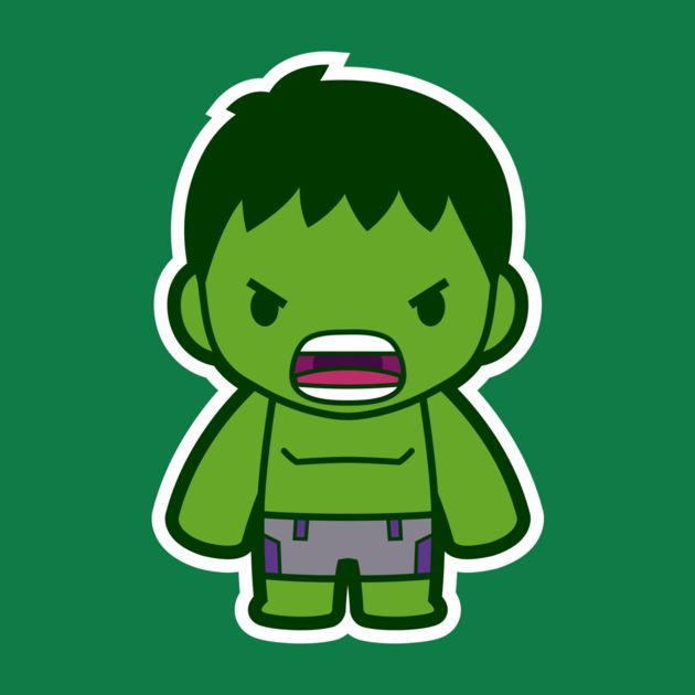 a green cartoon character with an angry look on his face and chest, standing in front of a green background