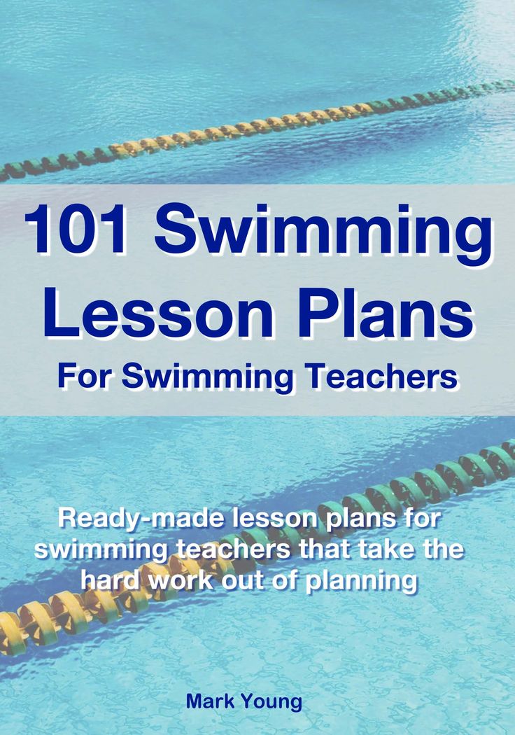 the cover of 101 swimming lesson plans for swimming teachers