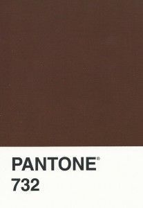 pantone's 722 chocolate brown color is shown in this image, with the words pantone on it