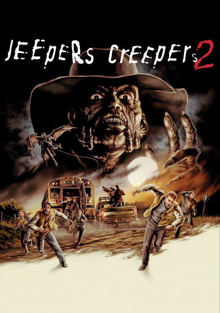 the movie poster for jeeprs creeper 2