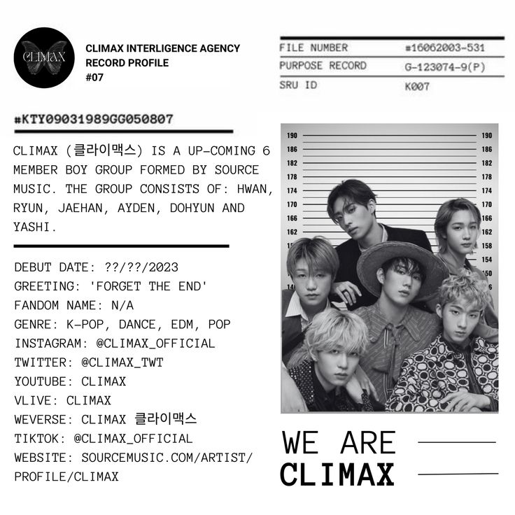 an ad for the group we are climax, which is featured in this article