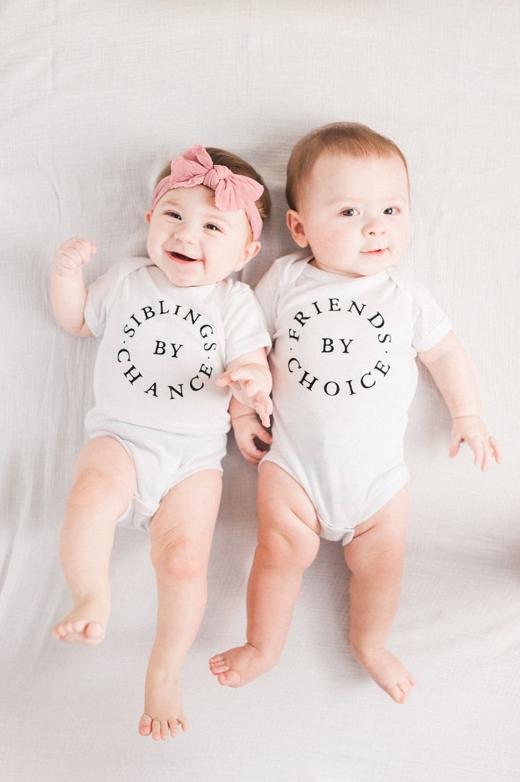 Siblings By Chance, Friends by Choice Twin Baby Photography, Twin Baby Photos, Twin Baby Clothes, Twin Onesies, Twin Baby Boys, Twin Baby Girls, Boy Girl Twins, Announcement Pregnancy