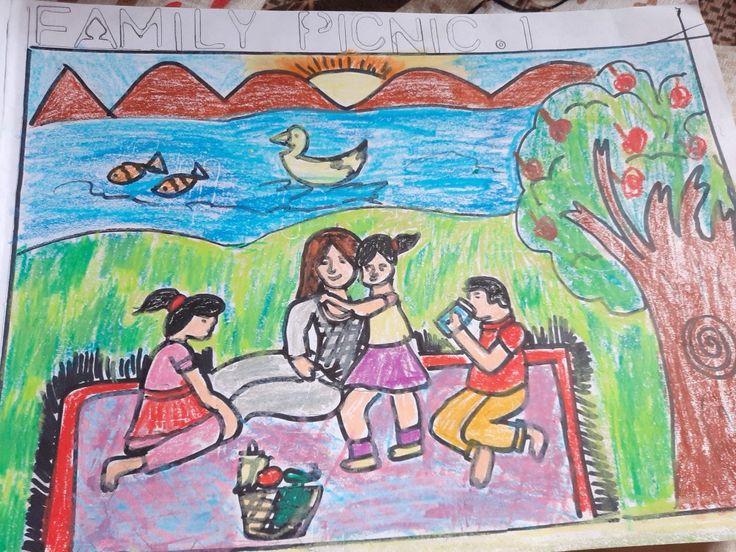 A beautiful family picnic scene by drawing space Picnic Scene Drawing, Picnic Scene, Drawing Space, Earth Drawings, Scene Drawing, Family Drawing, Family Picnic, Beautiful Family, Front Doors