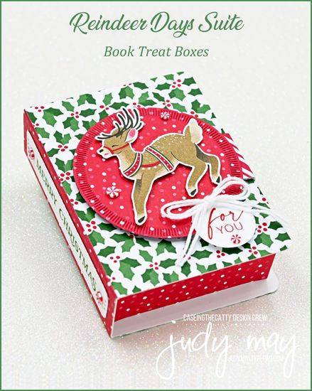 a book that is open and has a dog on it, with the title reindeer days suite