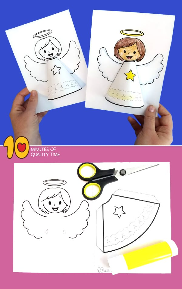 Angel craft template Angel Crafts For Kids, Christmas Sunday School, Christmas Angel Crafts, Paper Angel, Sunday School Crafts For Kids, Christmas Arts And Crafts, Bible Crafts For Kids, Angel Crafts, Rainbow Crafts