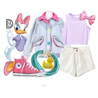 Daisy Disneybound, Donald Duck Costume, Disney Bound Outfits Casual, Donald And Daisy, Princess Inspired Outfits, Disney Parque, Disney Themed Outfits, Cute Disney Outfits, 1980s Style