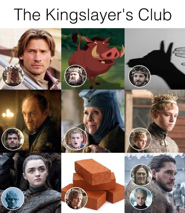 the kinglayer's club is full of memes