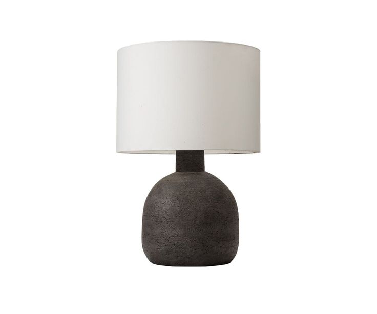 Earthenware Jug Lamp Dusty Black - Scandinavian Designs Dania Furniture, Jug Lamp, Earthenware Jug, Lamp Scandinavian, Rattan Lampshade, Scandinavian Designs, Contemporary Table Lamps, Contemporary Table, Rustic Contemporary