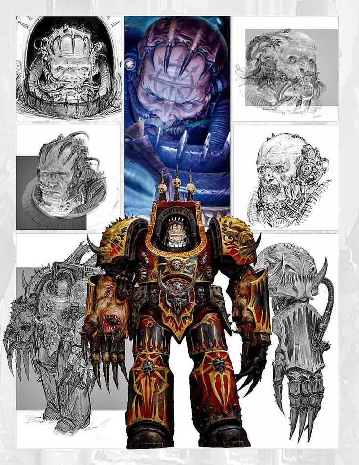 the concept art for warhammer