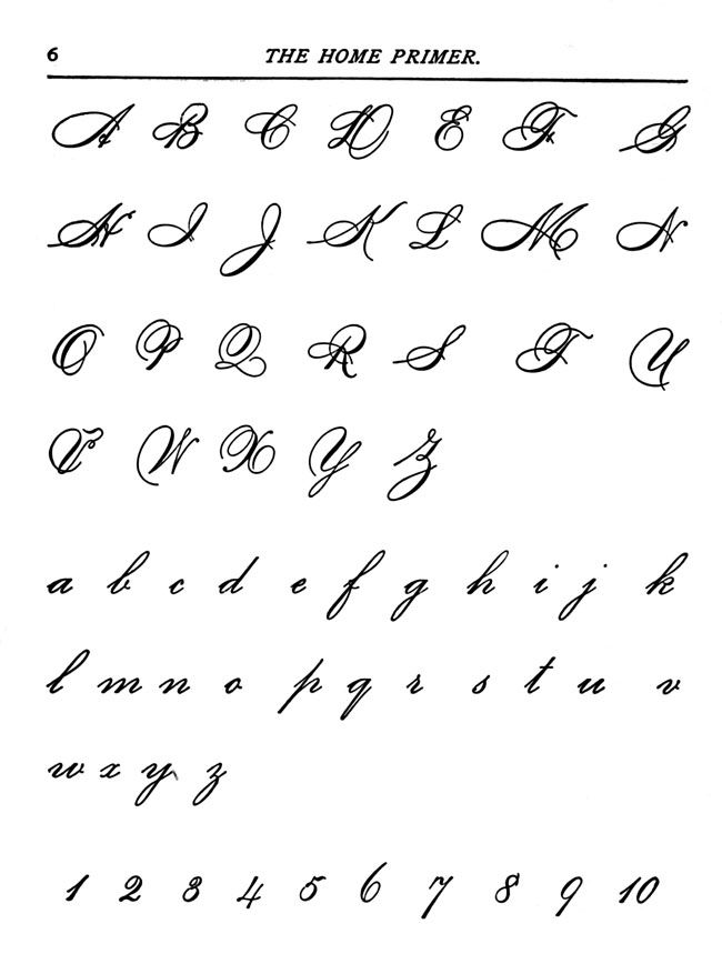 some type of handwriting that has been written in cursive writing, including the letters and