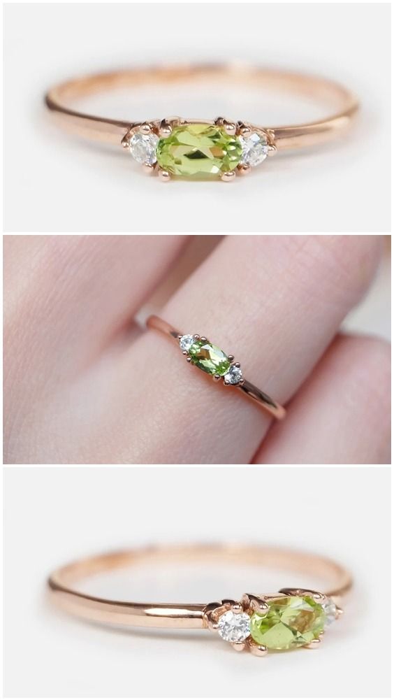 August Jewelry, Birth Ring, Peridot Ring Gold, Peridot Birthstone Ring, Gold Peridot Ring, Birthstone Ring Mothers, August Birthstone Ring, May Birthstone Rings, Birthstone Rings