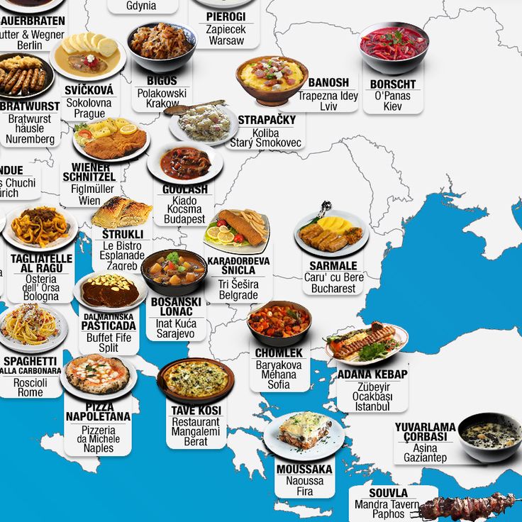 30 Maps Reveal The Tastiest Dishes Around The World | Around the world ...