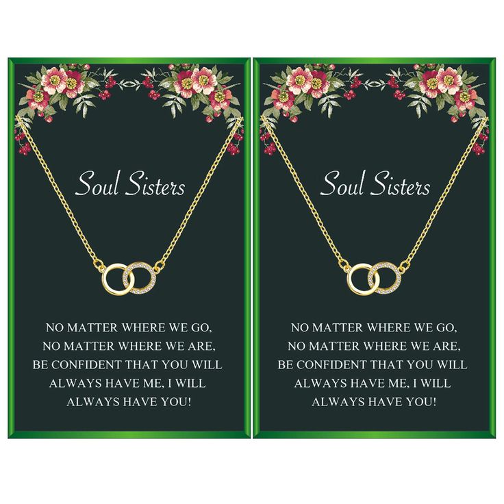 PRICES MAY VARY. SISTER NECKLACE FOR 2: Come with 2pcs sister necklaces with Message Card. It Is Best Gifts for Your Friends, Soul Sisters, Sisters, BFF, Best Bitches. SISTERS GIFTS FROM SISTER: One for you,one for me.No matter where you are, no matter what you are doing, sisters has been supporting you. VALENTINES GIFT FOR SISTER: The necklace is 17.7"+2" adjustable chain, this length works on practically anyone!Perfect for wearing alone, or for layering. Dainty, simple, classy and personal. PE Sister Necklaces For 2, Sister Necklaces, Sister Valentine, Letter Necklace Gold, Heart Fruit, Stocking Stuffers For Adults, Trendy Stuff, Charmed Sisters, 2nd Birthday Gifts