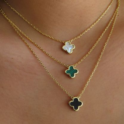 This Lucky Necklace will keep luck right at your fingertips. Hang the beautiful clover charm around your neck and never miss an opportunity for luck to swing your way! Add a dash of luck to any outfit and be prepared to take on whatever life throws at you. Cheap Symbolic Good Luck Necklace, Good Luck Charm Necklace With Delicate Chain, Good Luck Charm Necklace With Adjustable Chain, Lucky Clover Necklace, Good Luck Symbolic Charm Necklace, Secret Santa List, Lucky Necklace, Santa List, Clover Charm