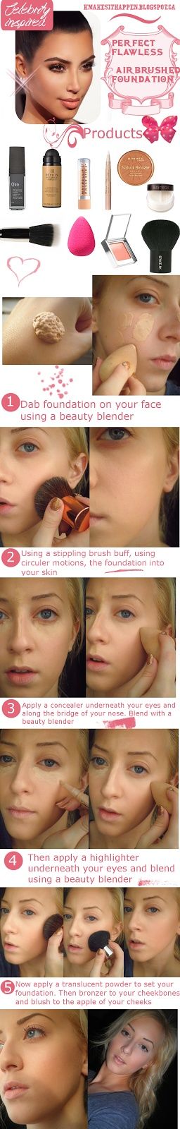 Flawless, Airbrushed Looking Foundation Eyeliner Hacks, Drag Make-up, Apply Foundation, Beauty Make-up, Apply Makeup, Makijaż Smokey Eye, Makeup Tricks, How To Apply Foundation, Best Foundation