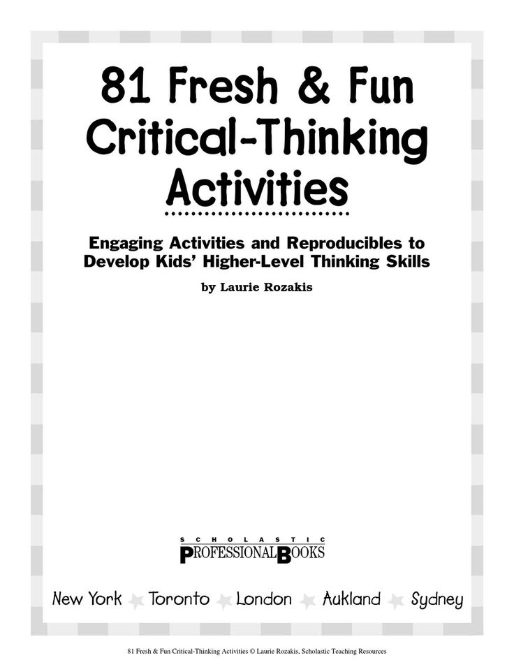 the front cover of an activity book for children to learn how to use their skills