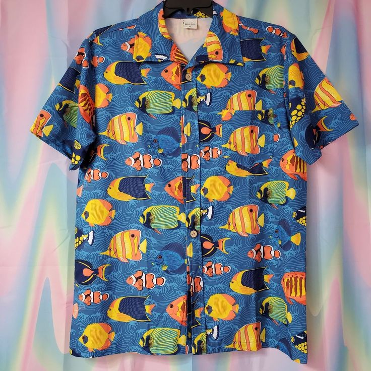 Tropical Fish Button Up Shirt Tropical Fish, Button Up Shirt, Declutter, Perfect Place, Button Up Shirts, Casual Button Down Shirt, Button Up, Men Casual, Fish