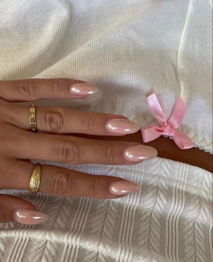 Pink Chrome Nails, Pink Chrome, Smink Inspiration, Summery Nails, Glass Nails, Neutral Nails, Girls Nails, Prom Nails, Classy Nails